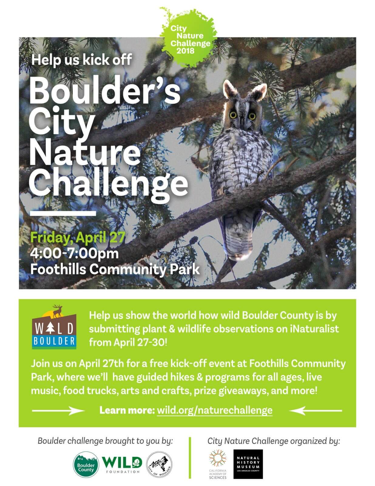 Graphic: City Nature Challenge starts on Friday